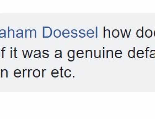 Sally’s Story – How Can A Genuine Default Get Removed? – Did You Know Series 104